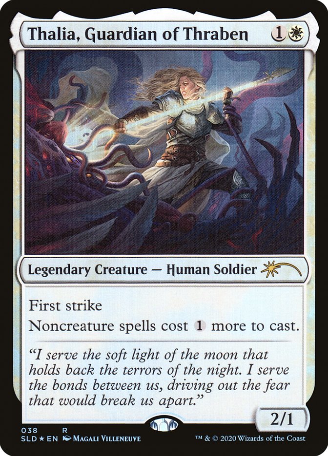 スレイベンの守護者、サリア／Thalia, Guardian of Thraben - MTG